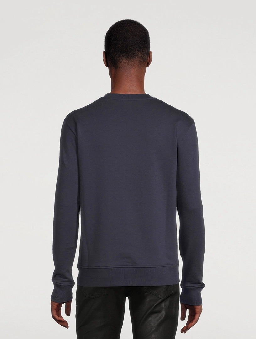 BALMAIN PARIS BOLD LOGO SWEATSHIRT | NAVY