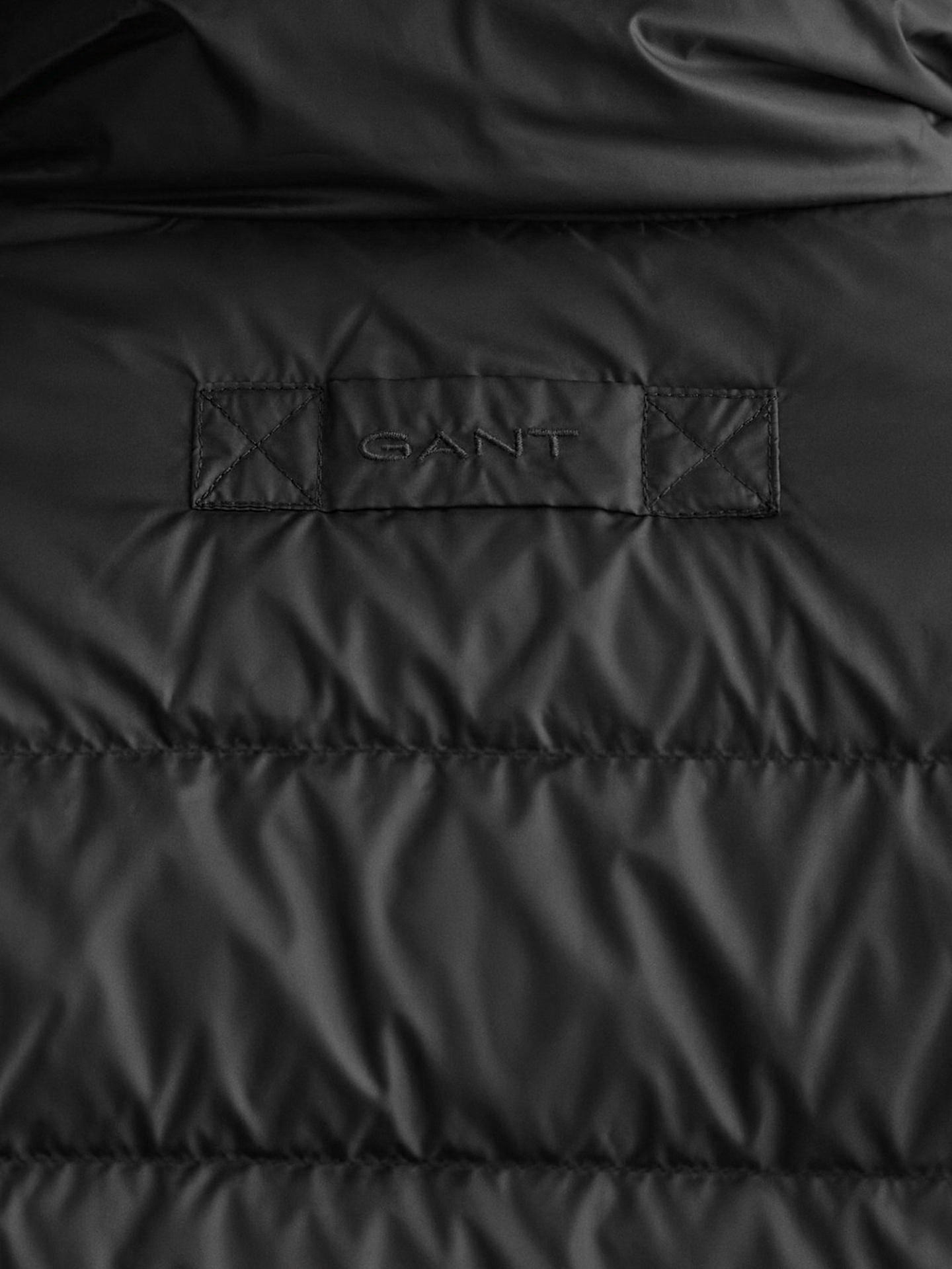 GANT MEN’S LIGHT DOWN QUILTED JACKET - WATER REPELLENT | BLACK