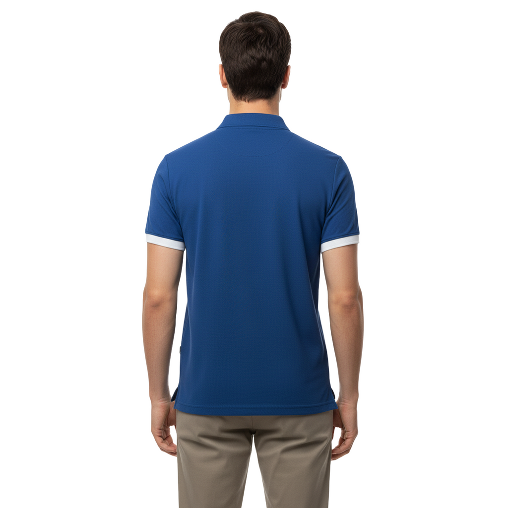 JACK & JONES PLAIN POLO | BLUE