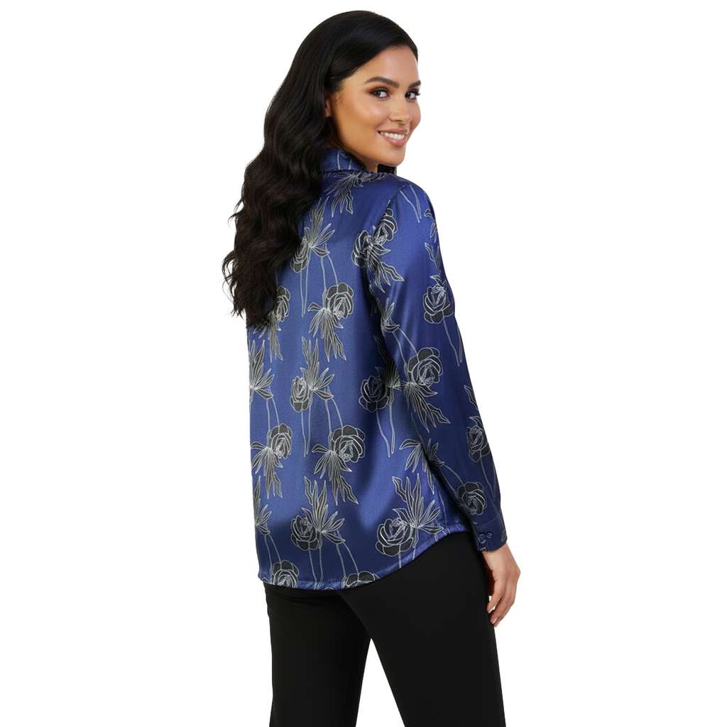 QUEENTEX NIGHT TOP WOMEN'S | NAVY