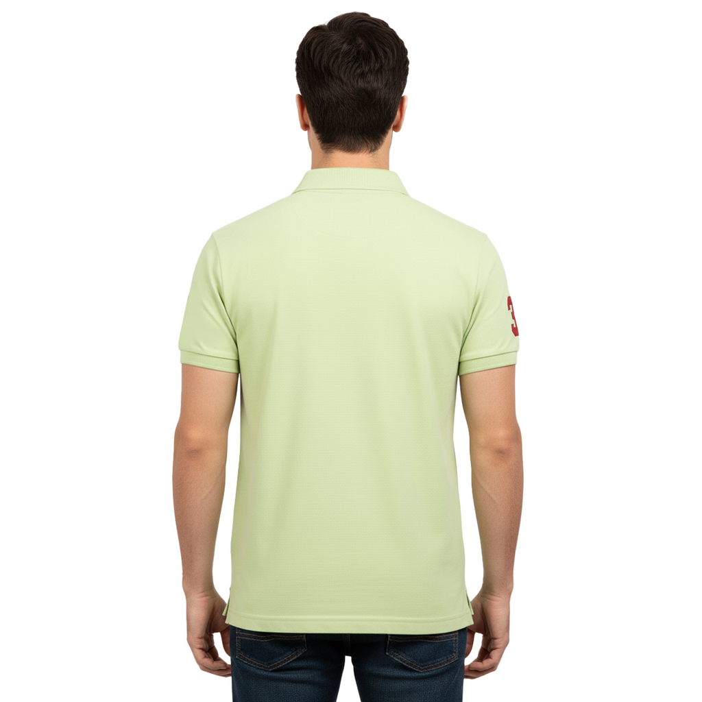U.S POLO ASSN PIQUE PRINTED GRAPHIC POLO-MENS | YELLOW