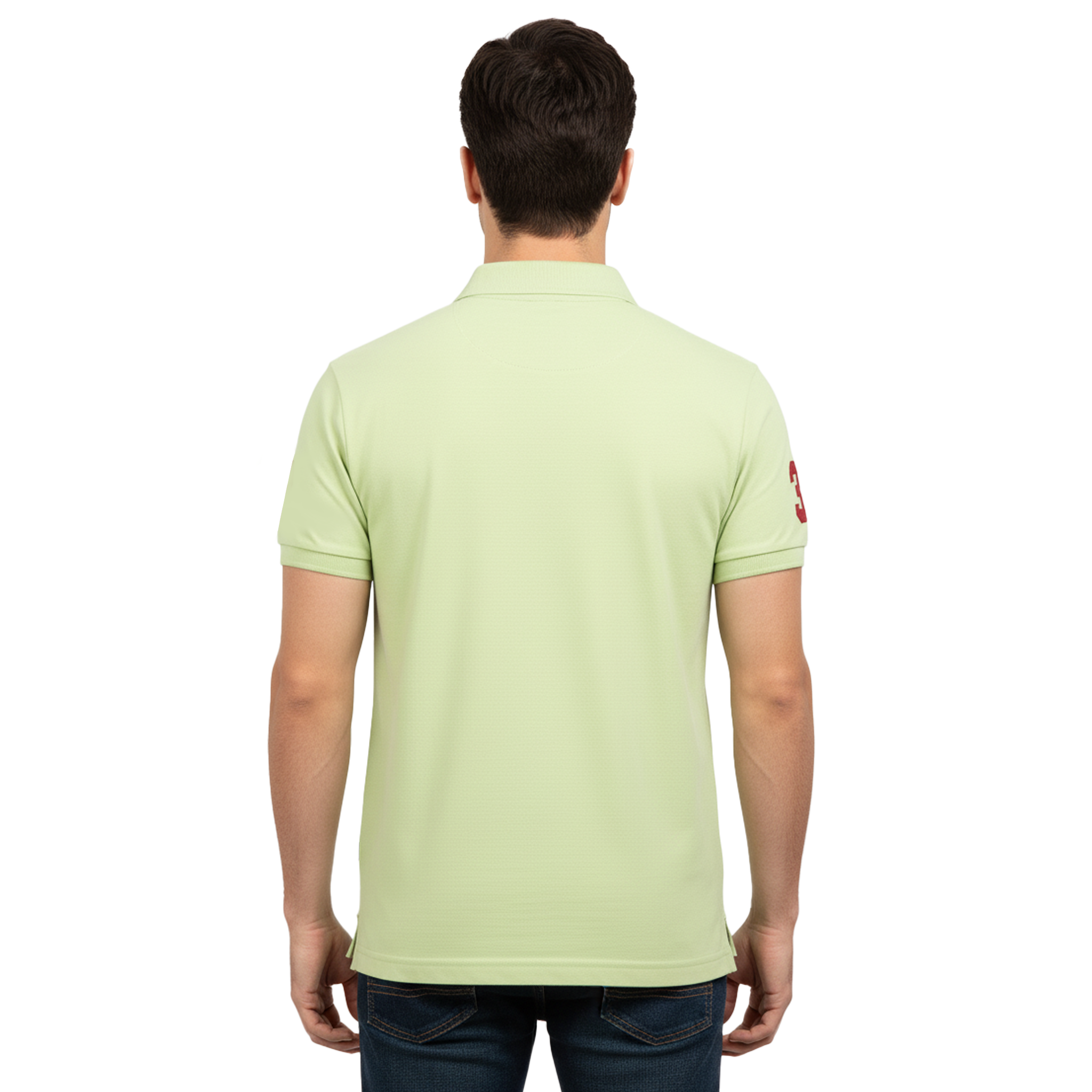 U.S POLO ASSN PIQUE PRINTED GRAPHIC POLO-MENS | YELLOW