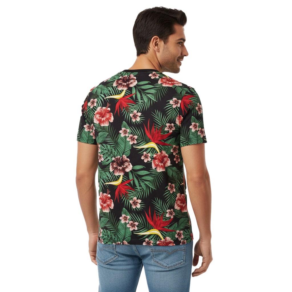 GUESS ECO CLASSIC LOGO SLIM FIT  T-SHIRT | BLACK