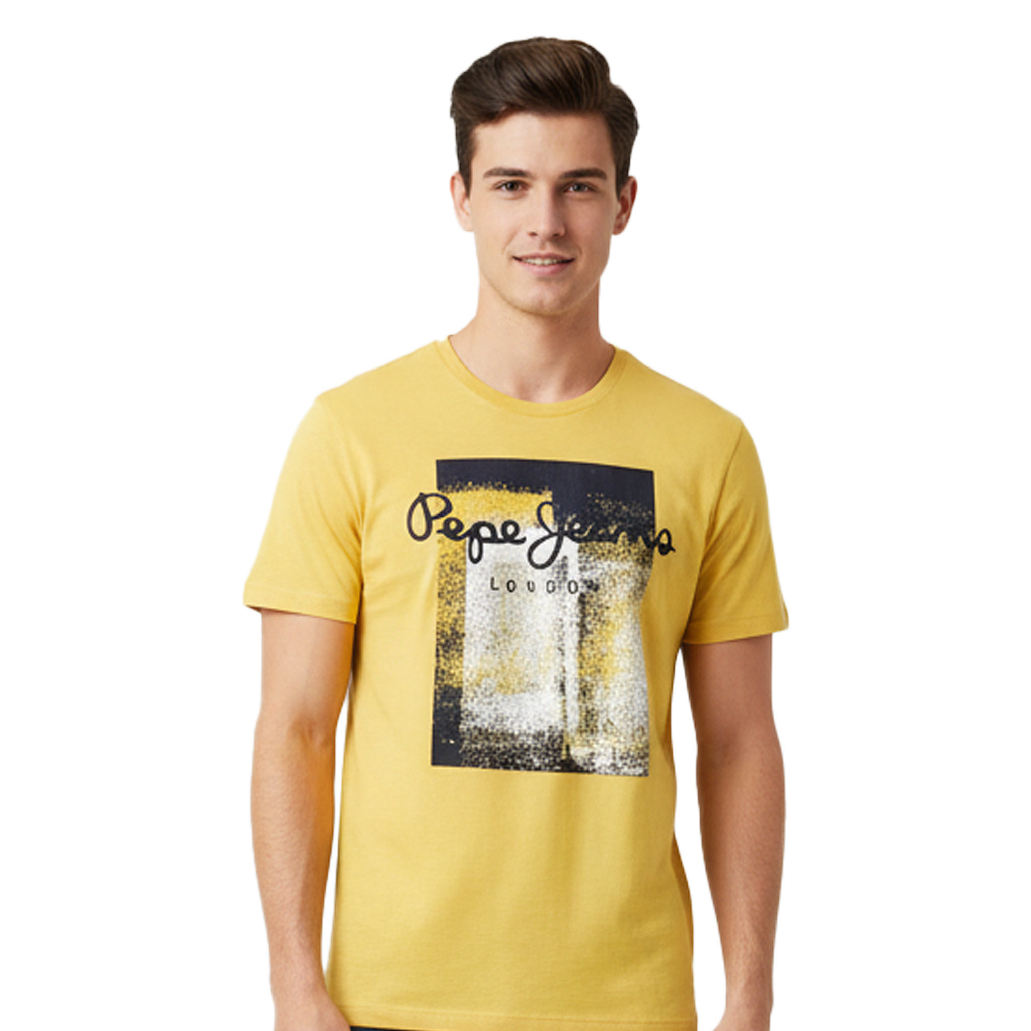 PEPE JEANS LONDON-PREMIUM T-SHIRT  | YELLOW