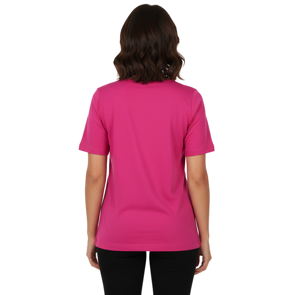 ESMARA FLORAL LOOSE FIT T-SHIRT | PINK