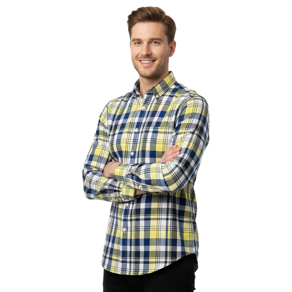 TOMMY HILFIGER MEN’S SLIM FIT CHECKED SHIRT | MULTI COLOUR