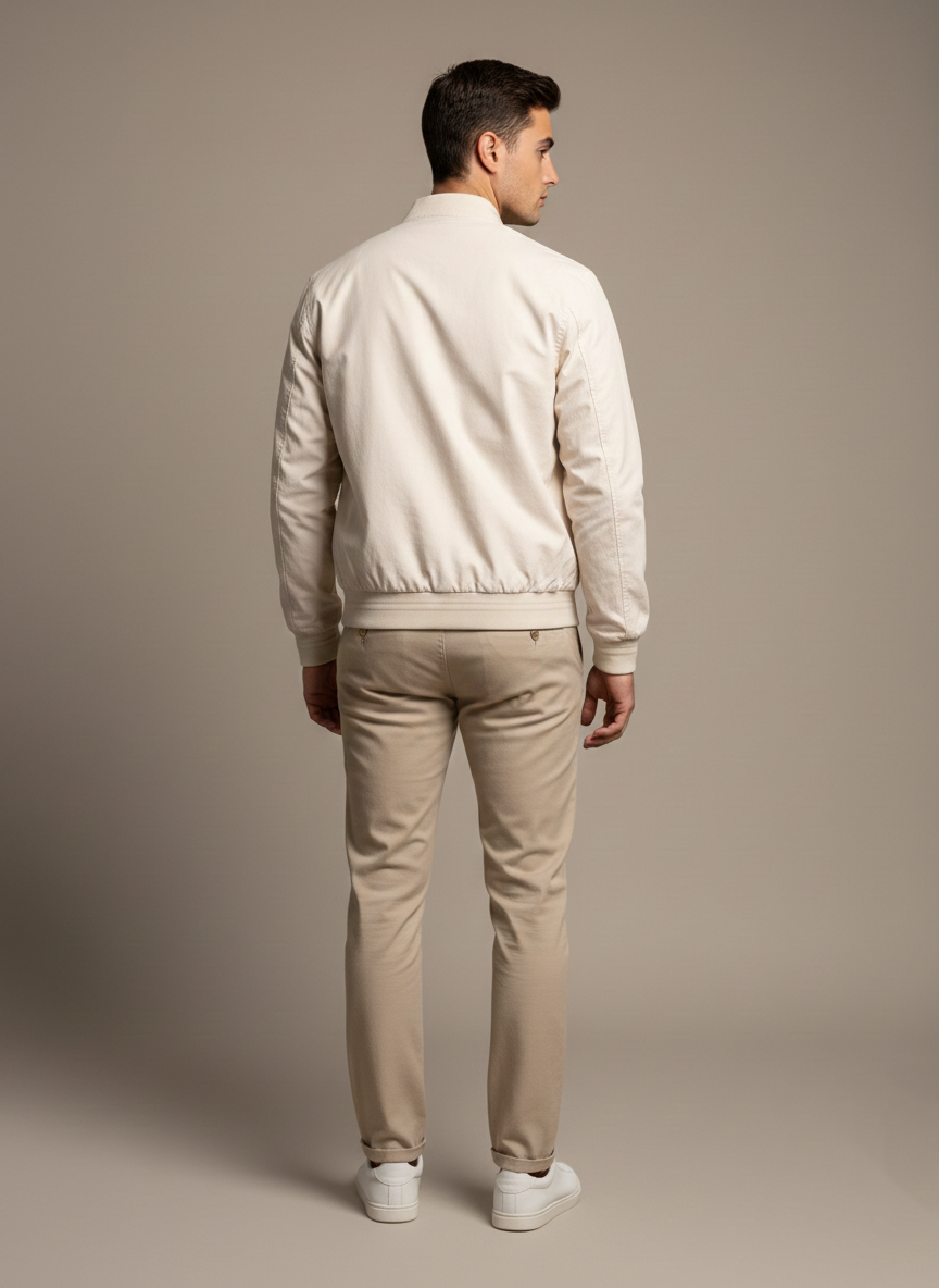 US POLO ASSN. PREMIUM WATER-RESISTANT REVERSIBLE JACKET IMPORTED | BEIGE