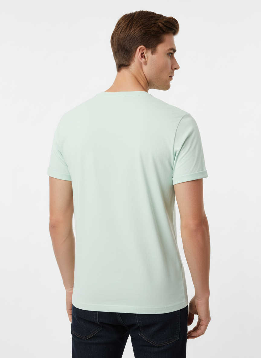 JACK & JONES MEN’S PREMIUM GRAPHIC T-SHIRT | MINT GREEN