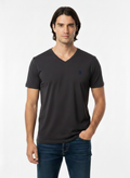 G-STAR RAW MEN’S PREMIUM V-NECK T-SHIRT | BLACK