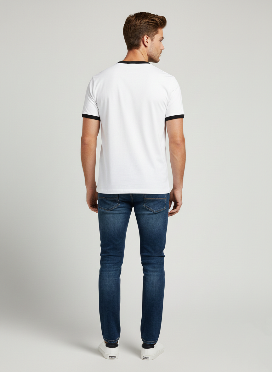 PEPE JEANS MEN’S PREMIUM LOGO T-SHIRT | WHITE