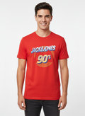 JACK & JONES 90’S GRAPHIC T-SHIRT | RED