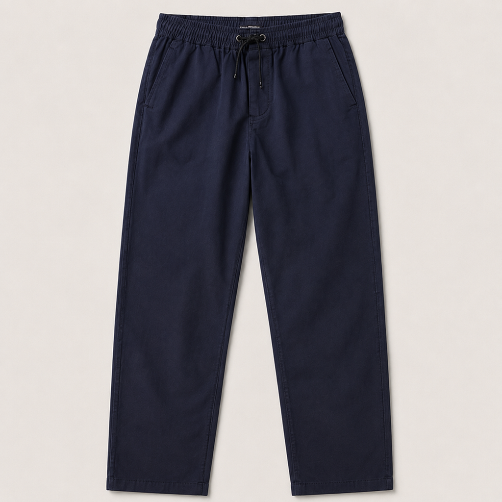 PULL & BEAR LIGHTWEIGHT SOFT FIT TROUSERS | DARK PURPLE