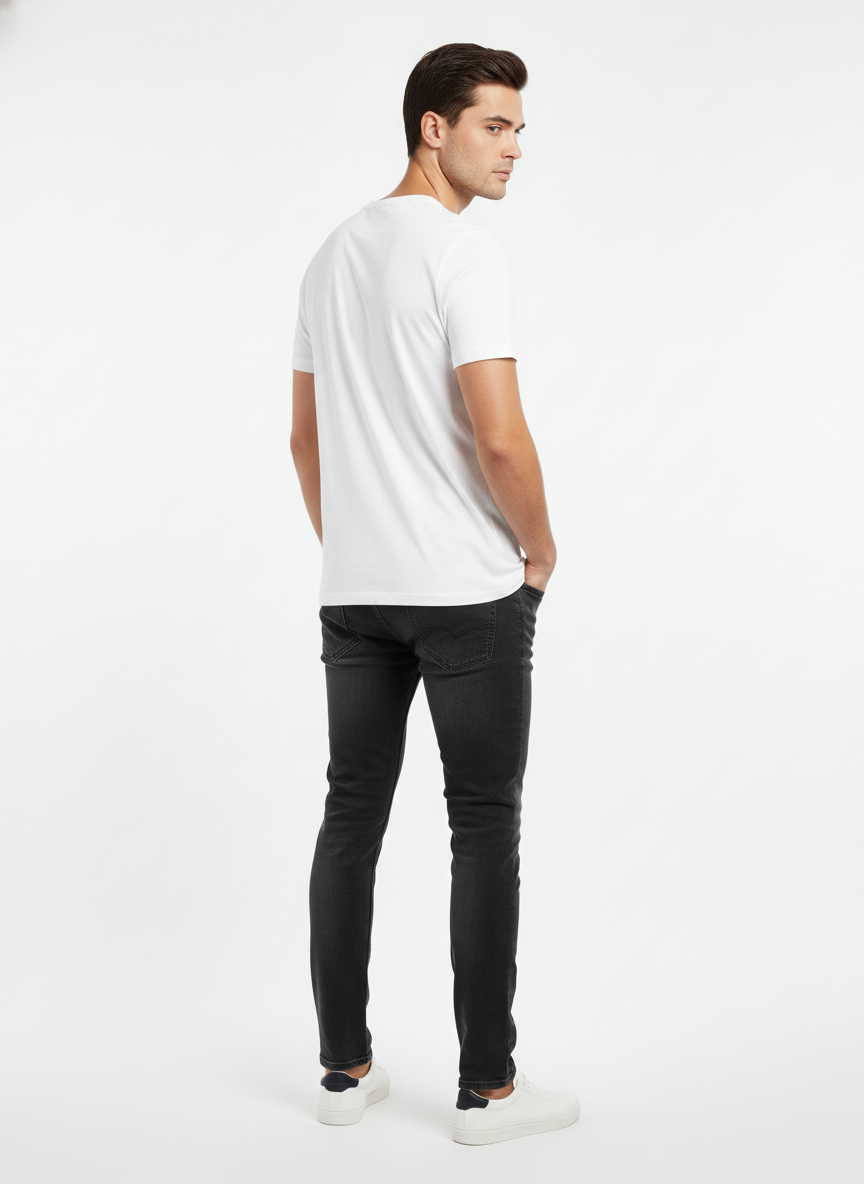JACK & JONES MEN’S PREMIUM GRAPHIC T-SHIRT | WHITE