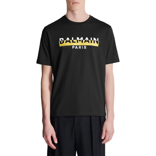BALMAIN PARIS PREMIUM MEN'S T SHIRT | BLACK