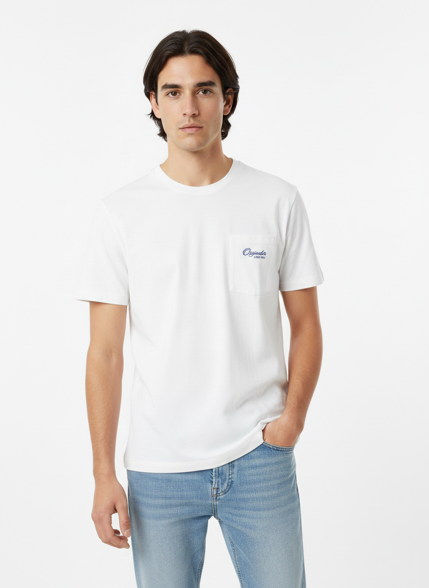JACK & JONES MEN’S PREMIUM POCKET T-SHIRT | WHITE