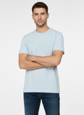 G-STAR RAW MEN’S PREMIUM LOGO T-SHIRT | LIGHT BLUE