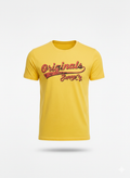 JACK & JONES ORIGINALS MEN'S GRAPHIC T-SHIRT | YELLOW