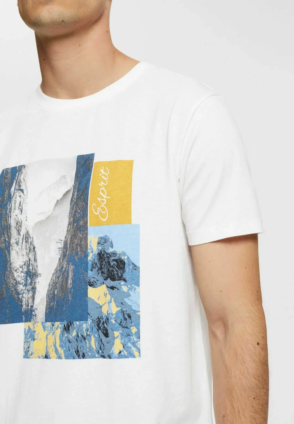 ESPRIT MEN T-SHIRT RELAXED FIT | WHITE