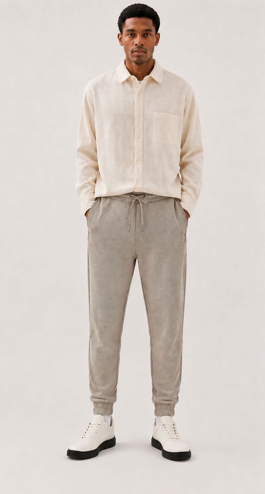 CLAYTON STREET CULTURE PLUSH TROUSER | CAMEL BROWN