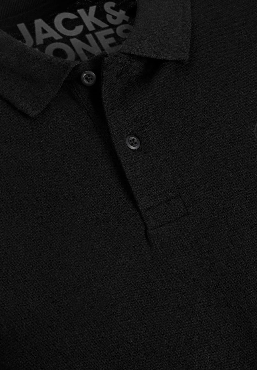 JACK & JONES PLAIN POLO | BLACK