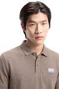 HUGO BOSS DUSPLITY POLO SHIRT | TAUPE
