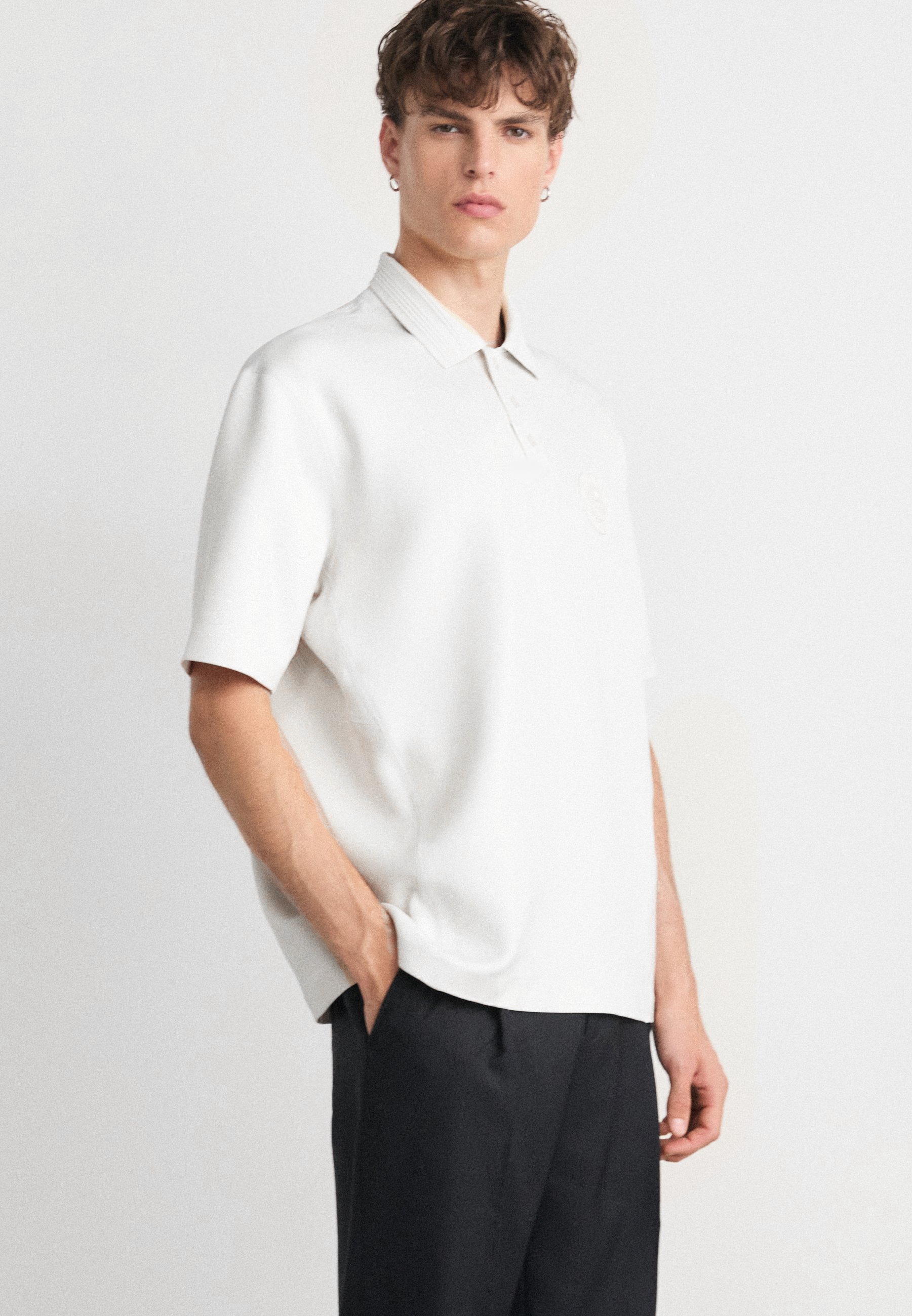 HUGO BOSS PIRAX BB POLO SHIRT | WHITE
