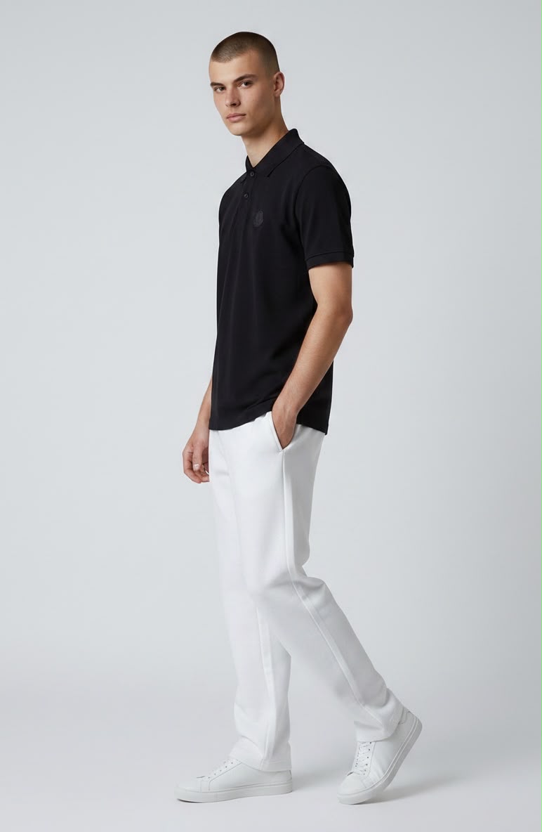 MONCLER - LUXE POLO SHIRT | BLACK