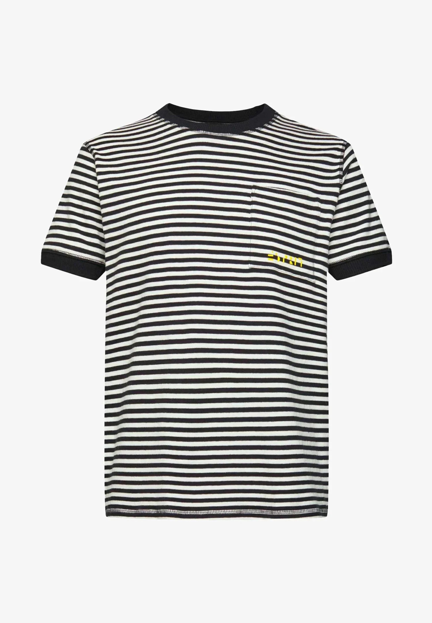 ESPRIT MIT STREIFEN PRINT T-SHIRT | BLACK