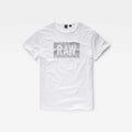 G-STAR RAW CROSTTAN ROUND NECK SHORT SLEEVE T-SHIRT | WHITE