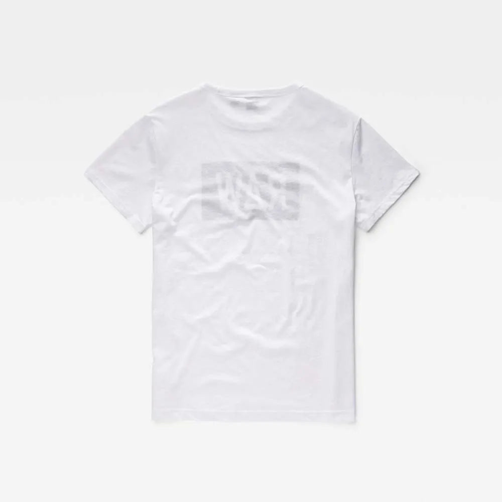 G-STAR RAW CROSTTAN ROUND NECK SHORT SLEEVE T-SHIRT | WHITE
