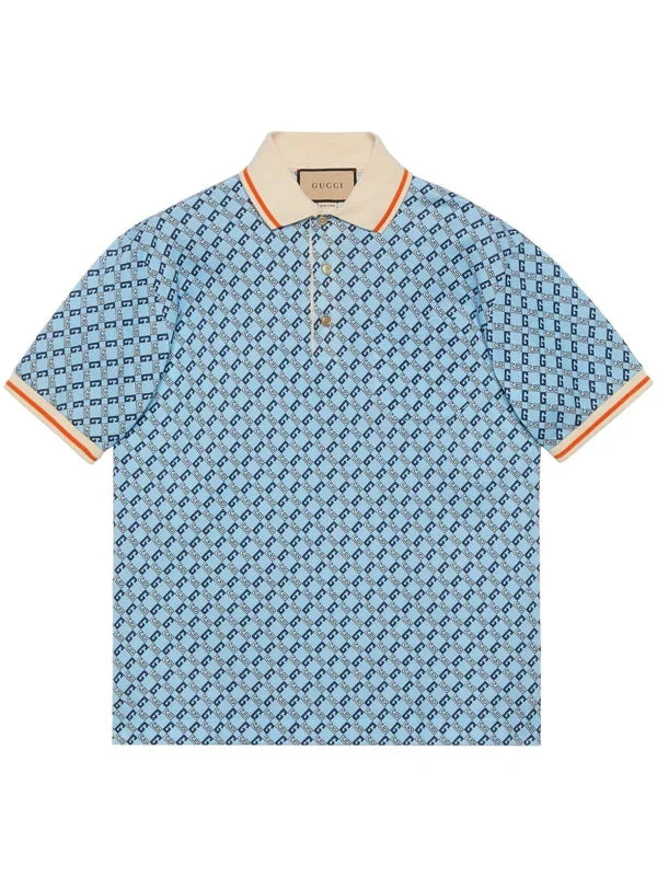 GUCCI GG POLO SHIRT | TURQUOISE / INORY