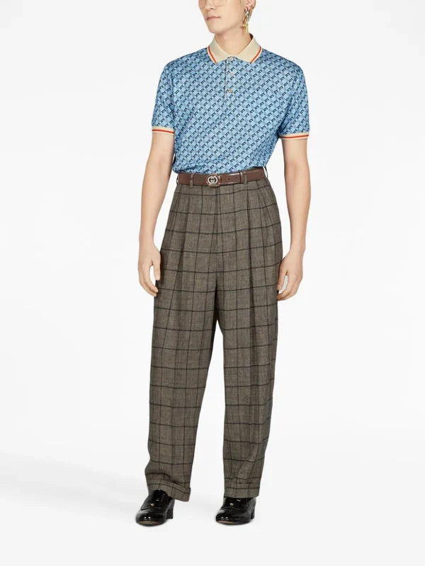 GUCCI GG POLO SHIRT | TURQUOISE / INORY