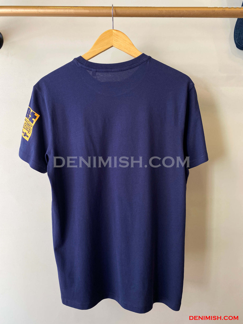 GUESS CLASSIC JAPANESS PRINT MEN'S T-SHIRT | DARK BLUE