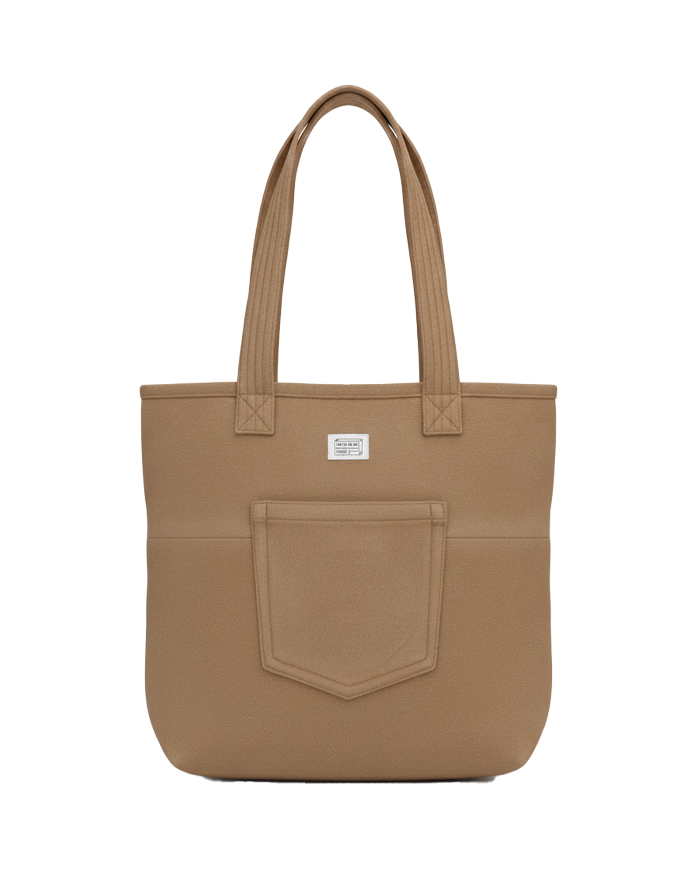 UPCYCLING PREMIUM WOOL TOTE BAG | CAMEL