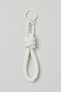H&M BRAIDED KEYCHAIN | WHITE