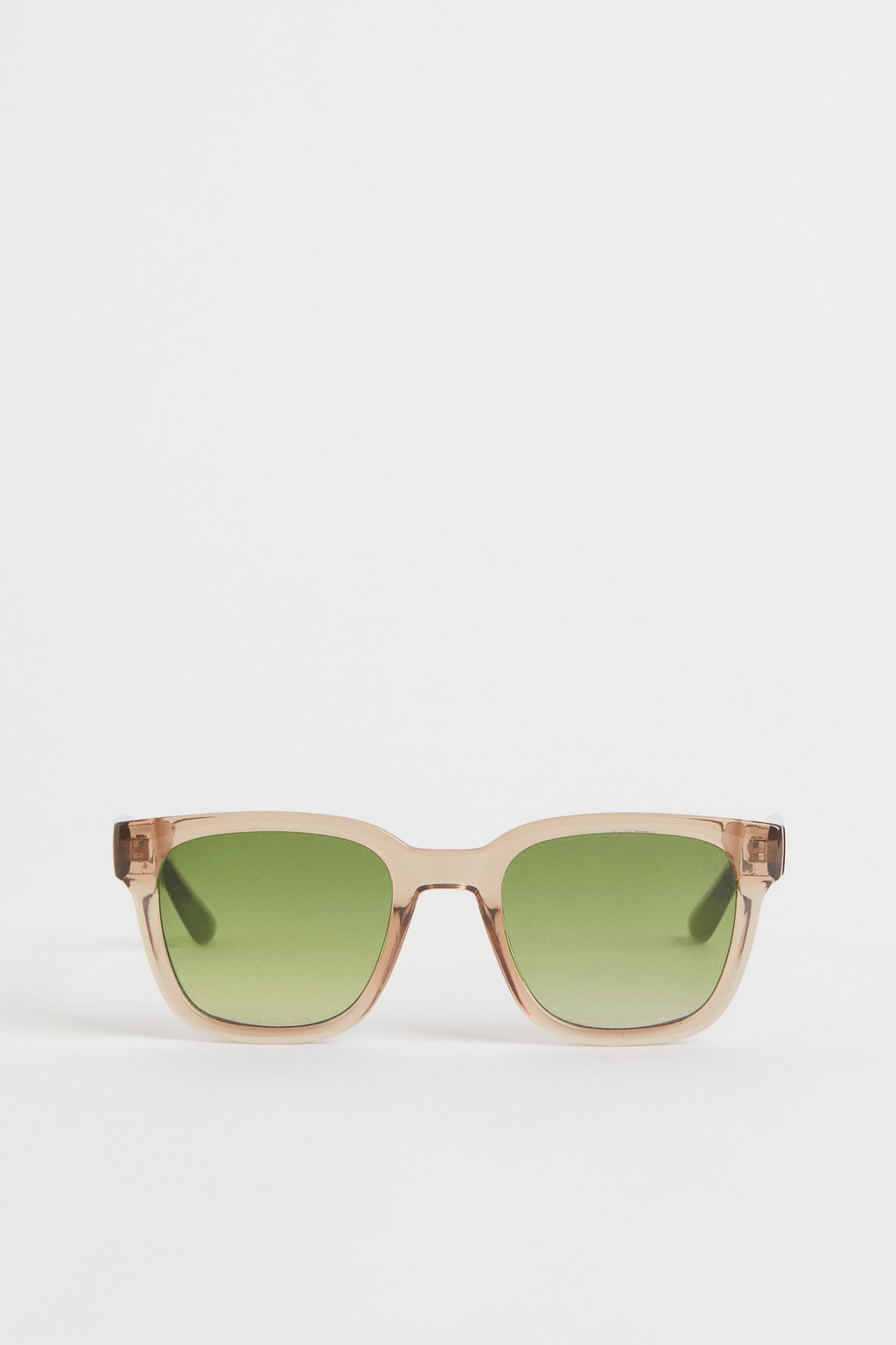 H&M SUNGLASSES WITH PLASTIC FRAMES & TINTED | BEIGE