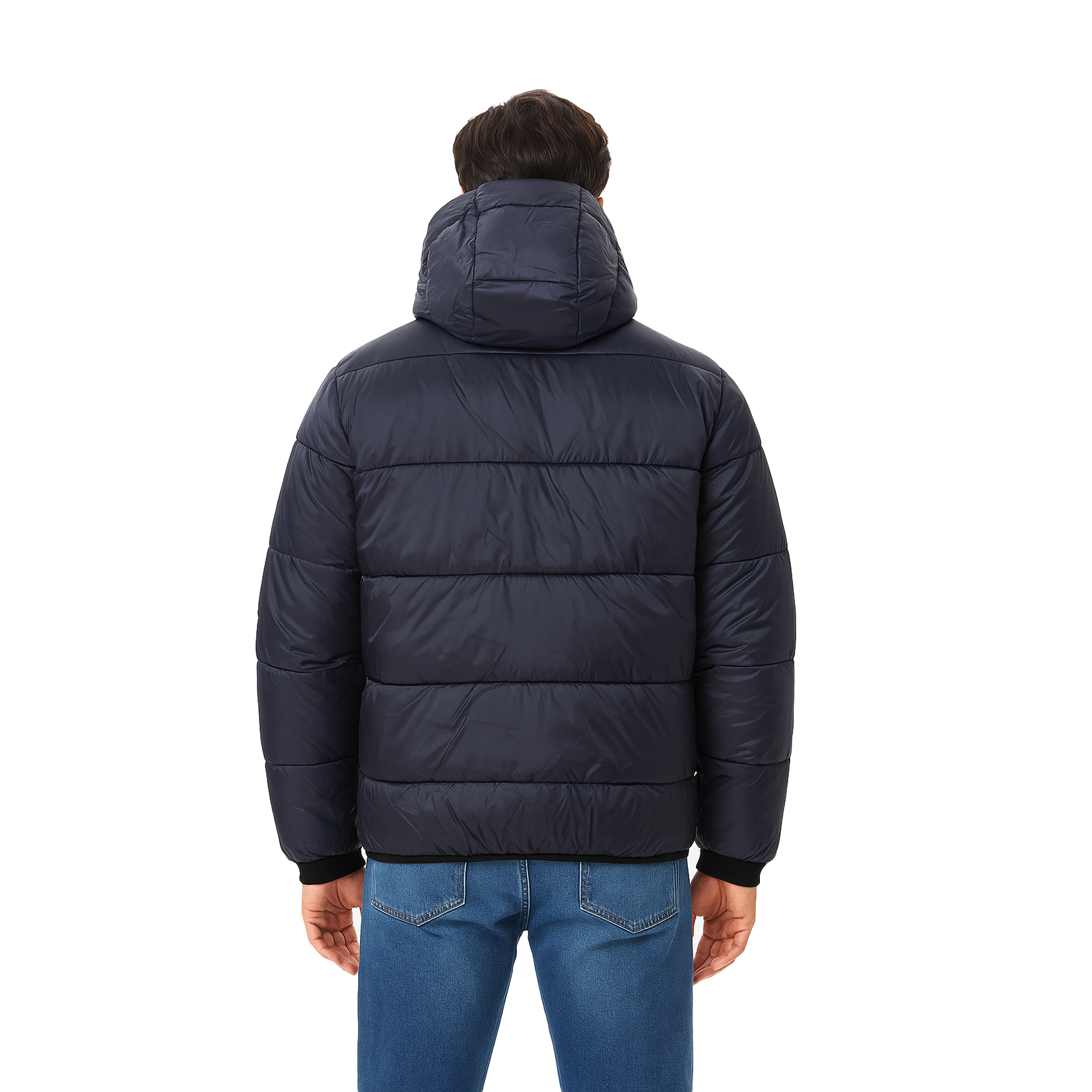 HUGO BOSS MEN’S PUFFER JACKET | NAVY BLUE WINTER ESSENTIAL