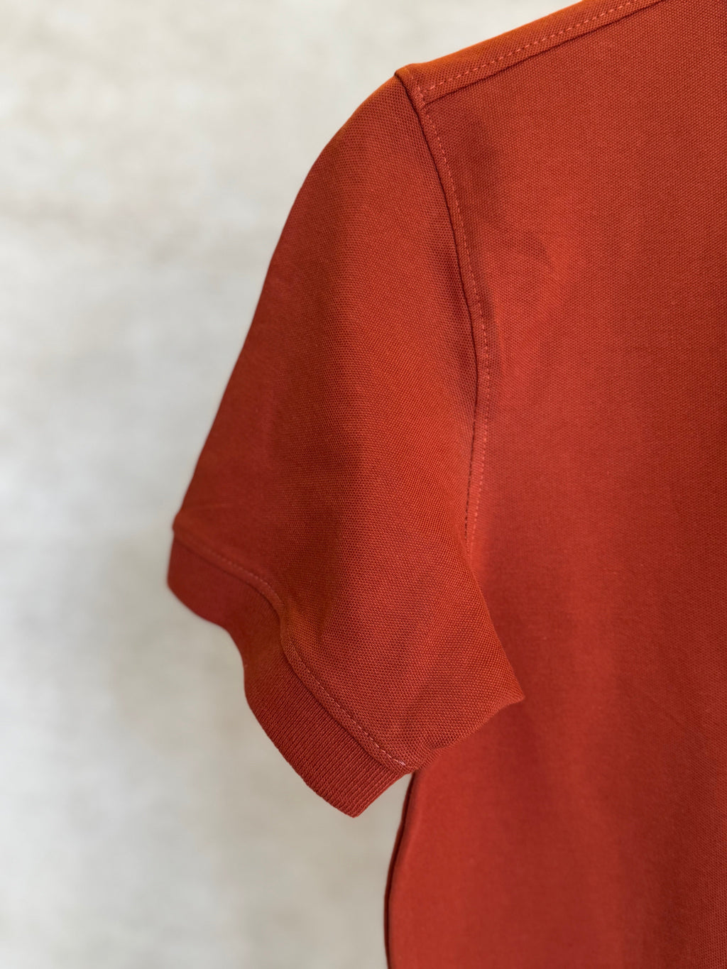 HUGO BOSS REGULAR-FIT POLO SHIRT WITH BOSS LOGO | REDDISH