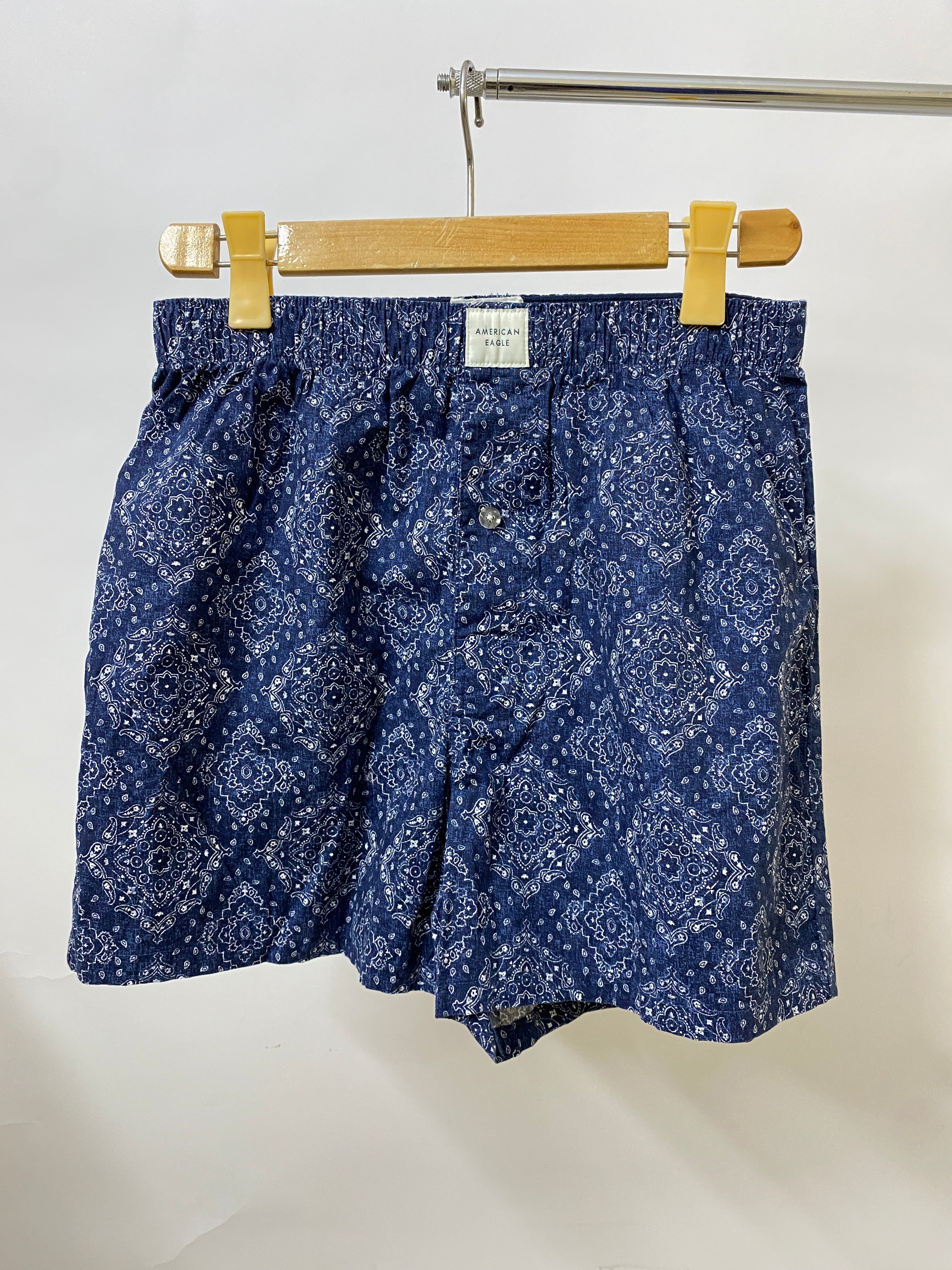 AMERICAN EAGLE MEN'S STRETCH BOXER SHORT | NAVY BLUE