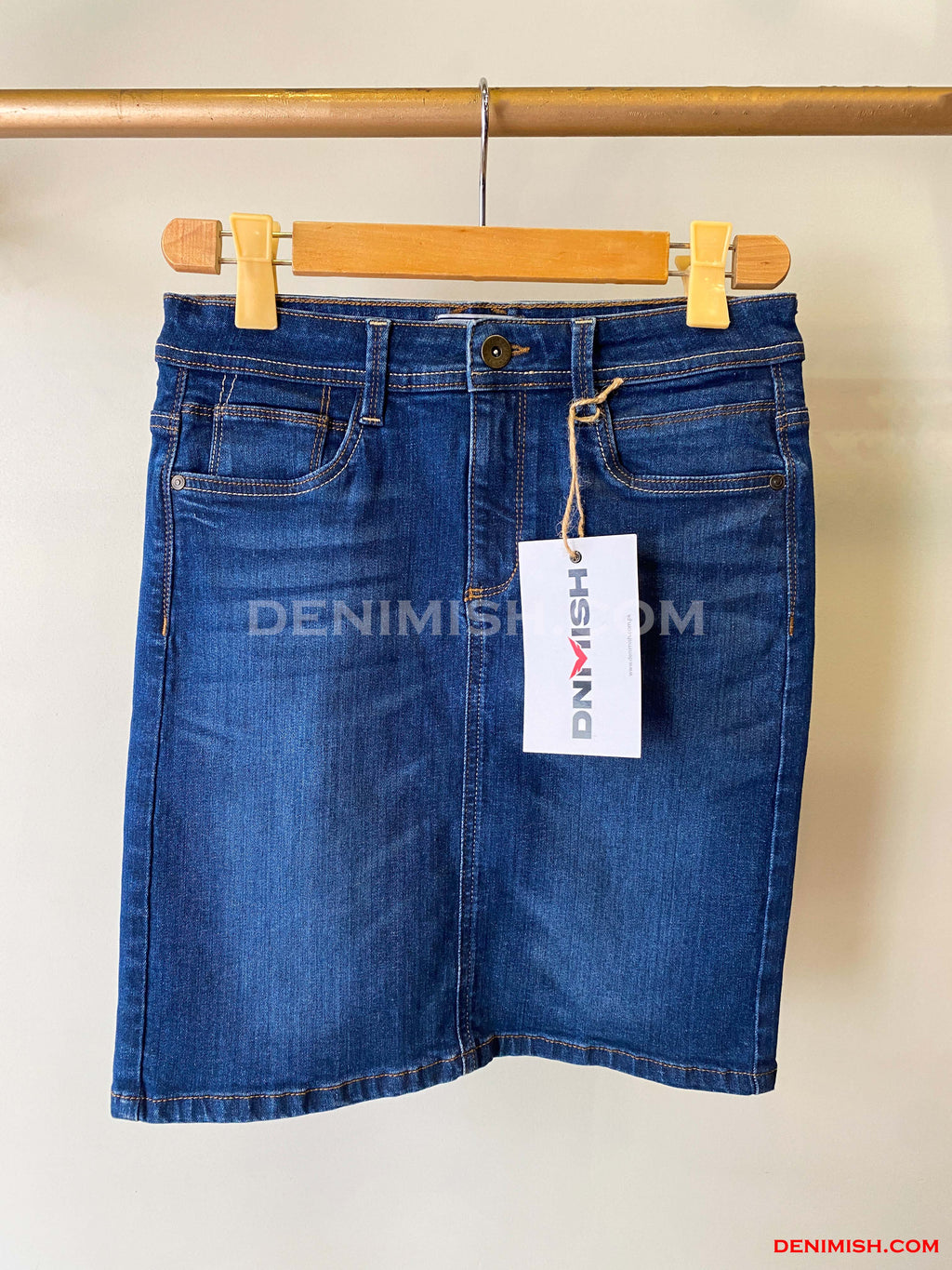 Premium Blue Wunsche Skirt for Women – Effortless Summer Style