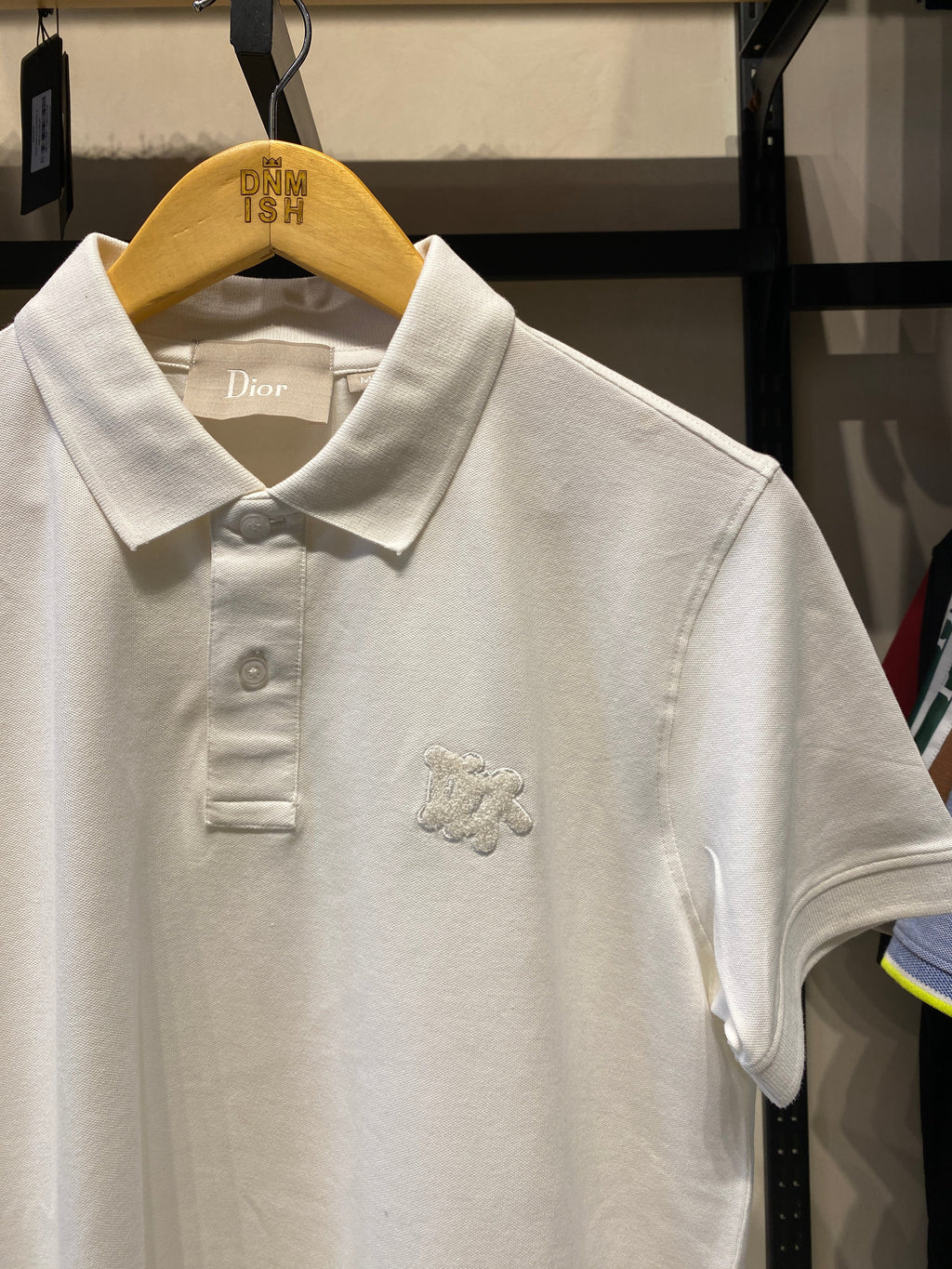 DIOR PREMIUM POLO SHIRT SLIM FIT | WHITE