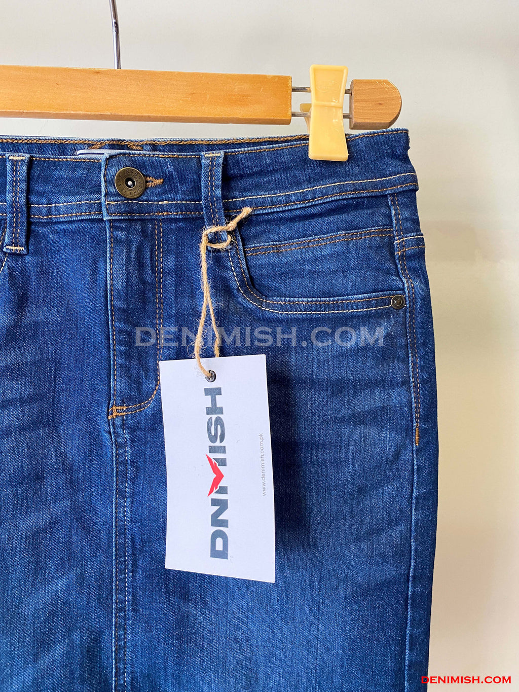 Premium Blue Wunsche Skirt for Women – Effortless Summer Style