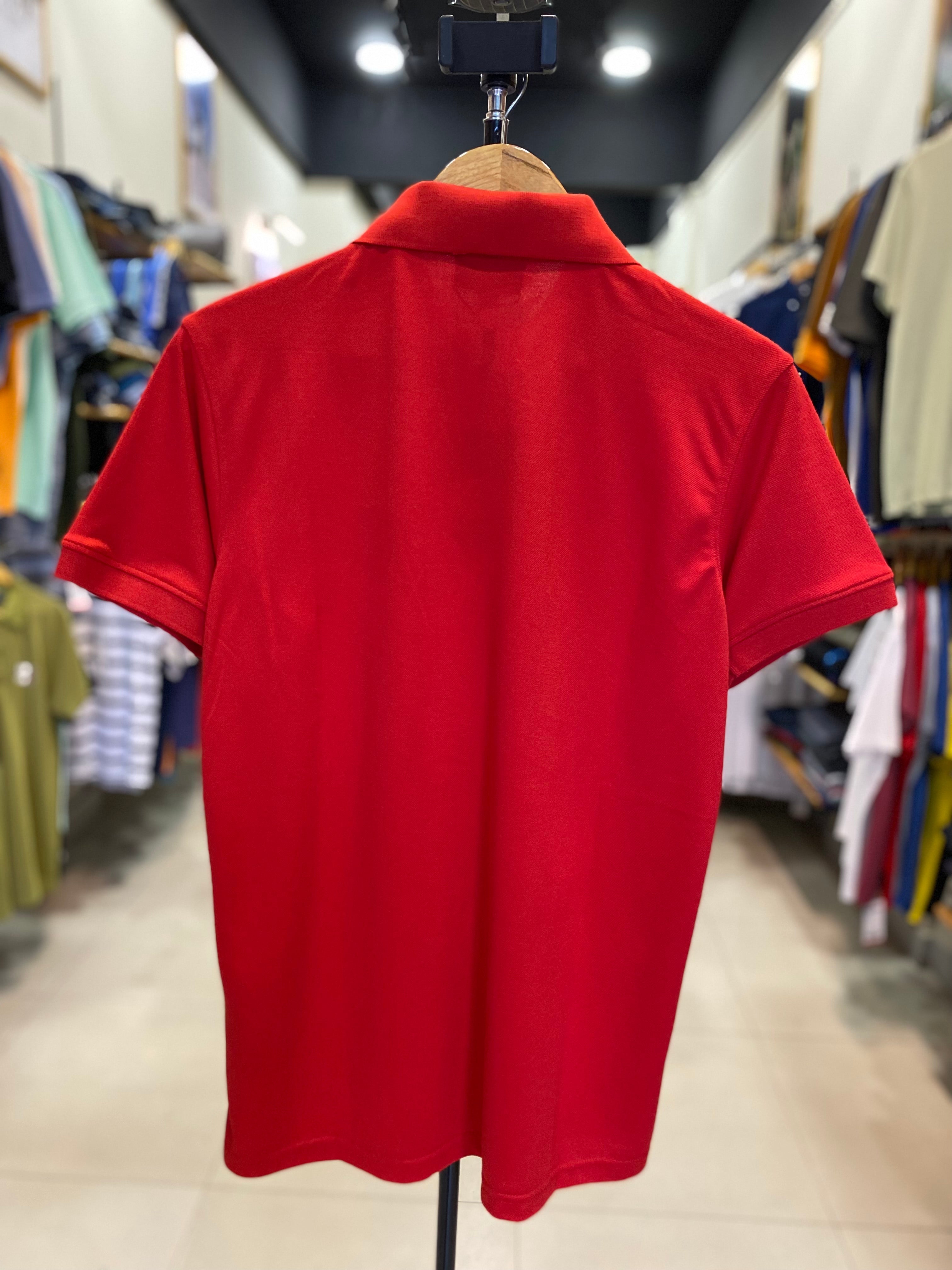 DOLCE & GABBANA MEN SLIM FIT CLASSIC POLO SHIRT | RED