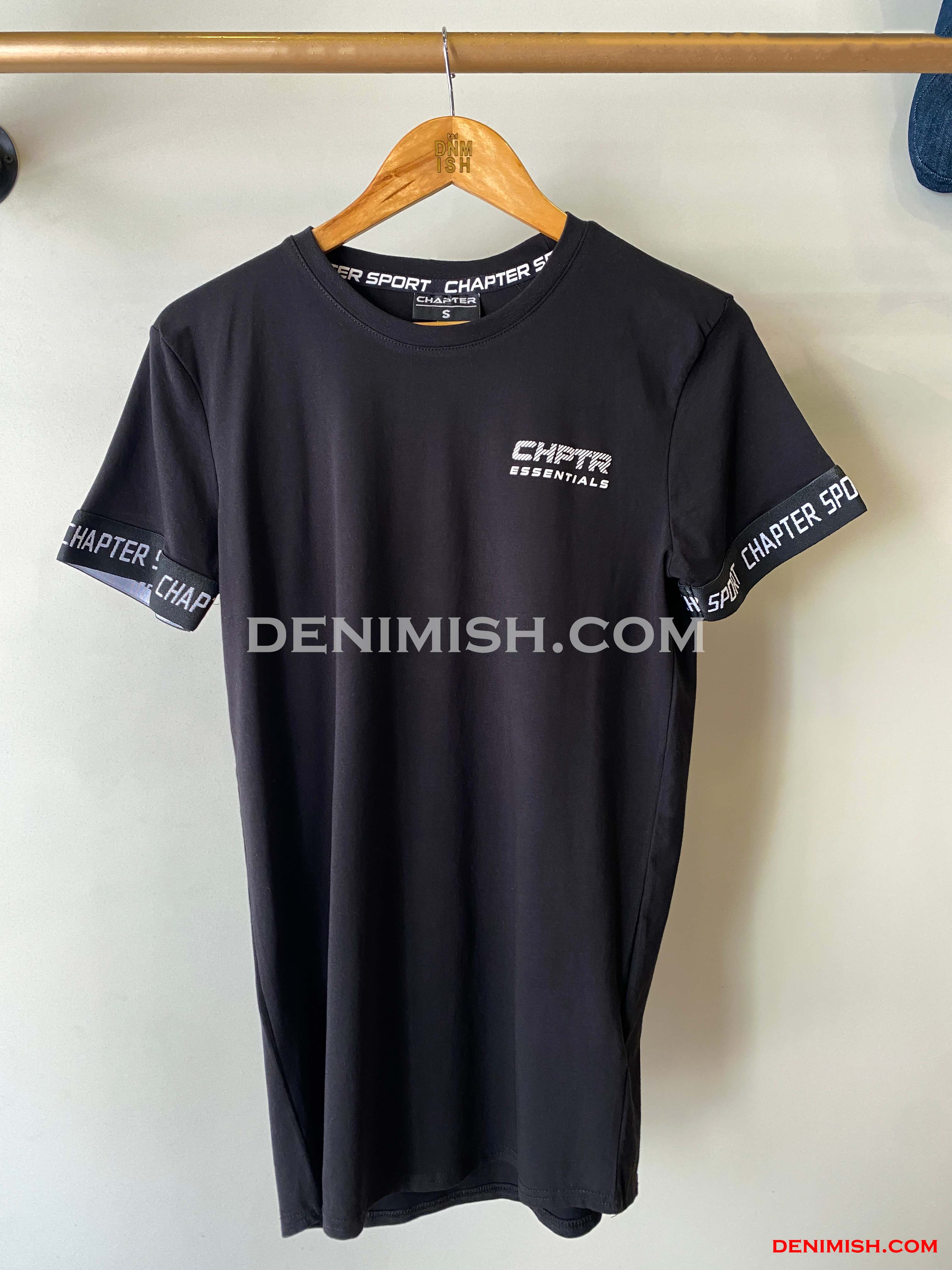 CHAPTER SPORTS MEN'S SLIM T-SHIRT | BLACK