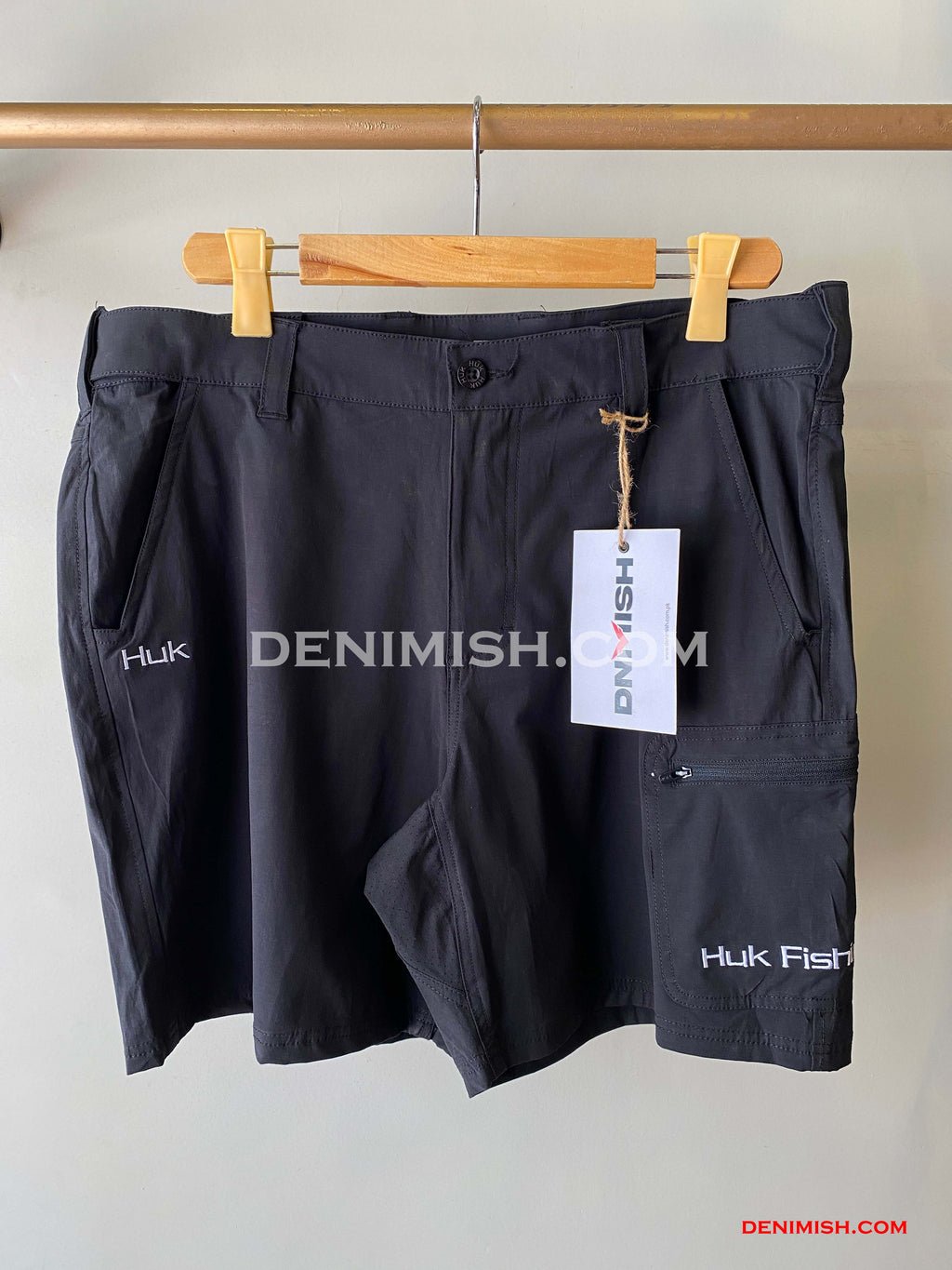 HUK FISH CLASSIC MEN’S SHORTS | BLACK