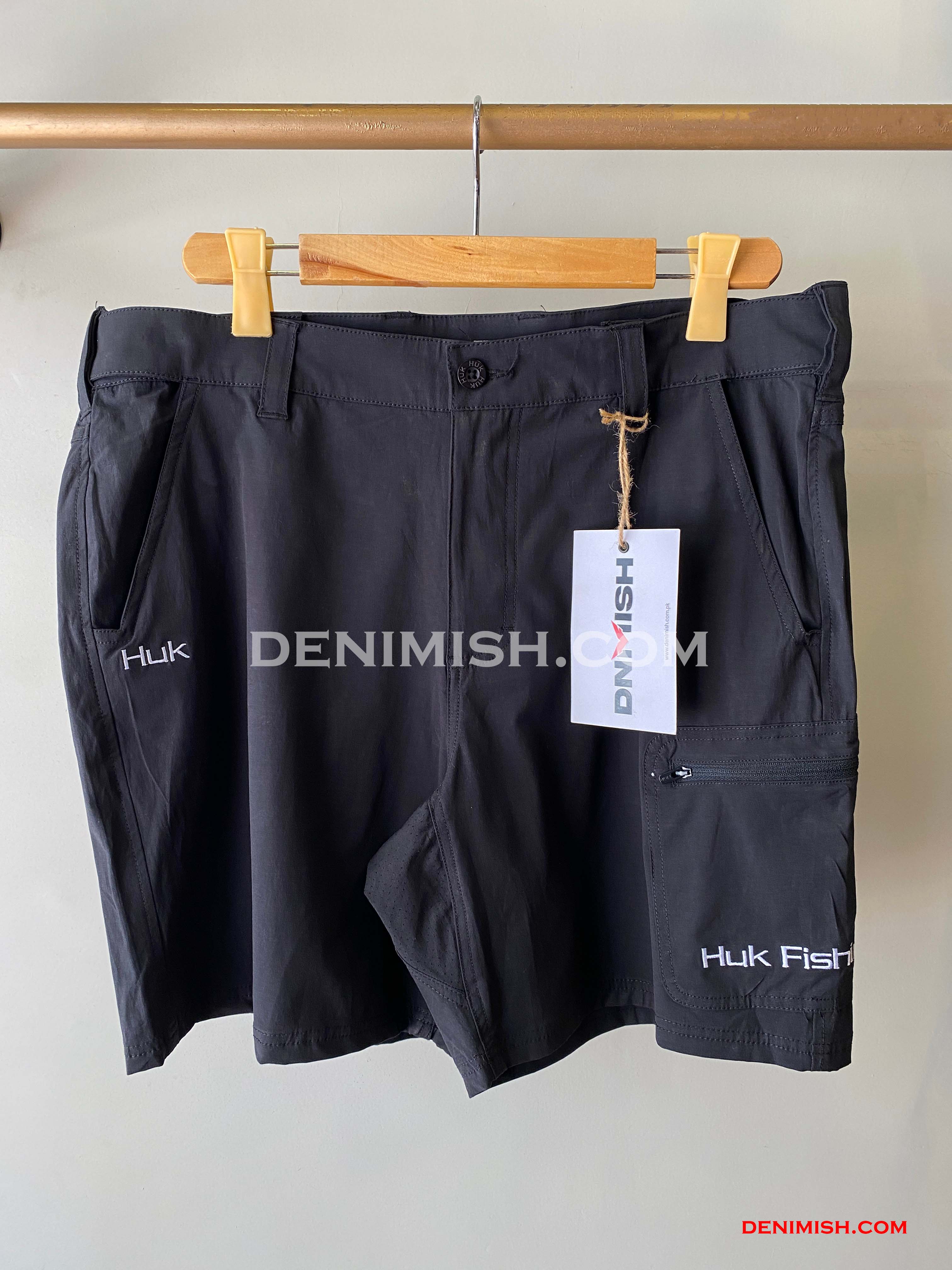 HUK FISH CLASSIC MEN’S SHORTS | BLACK