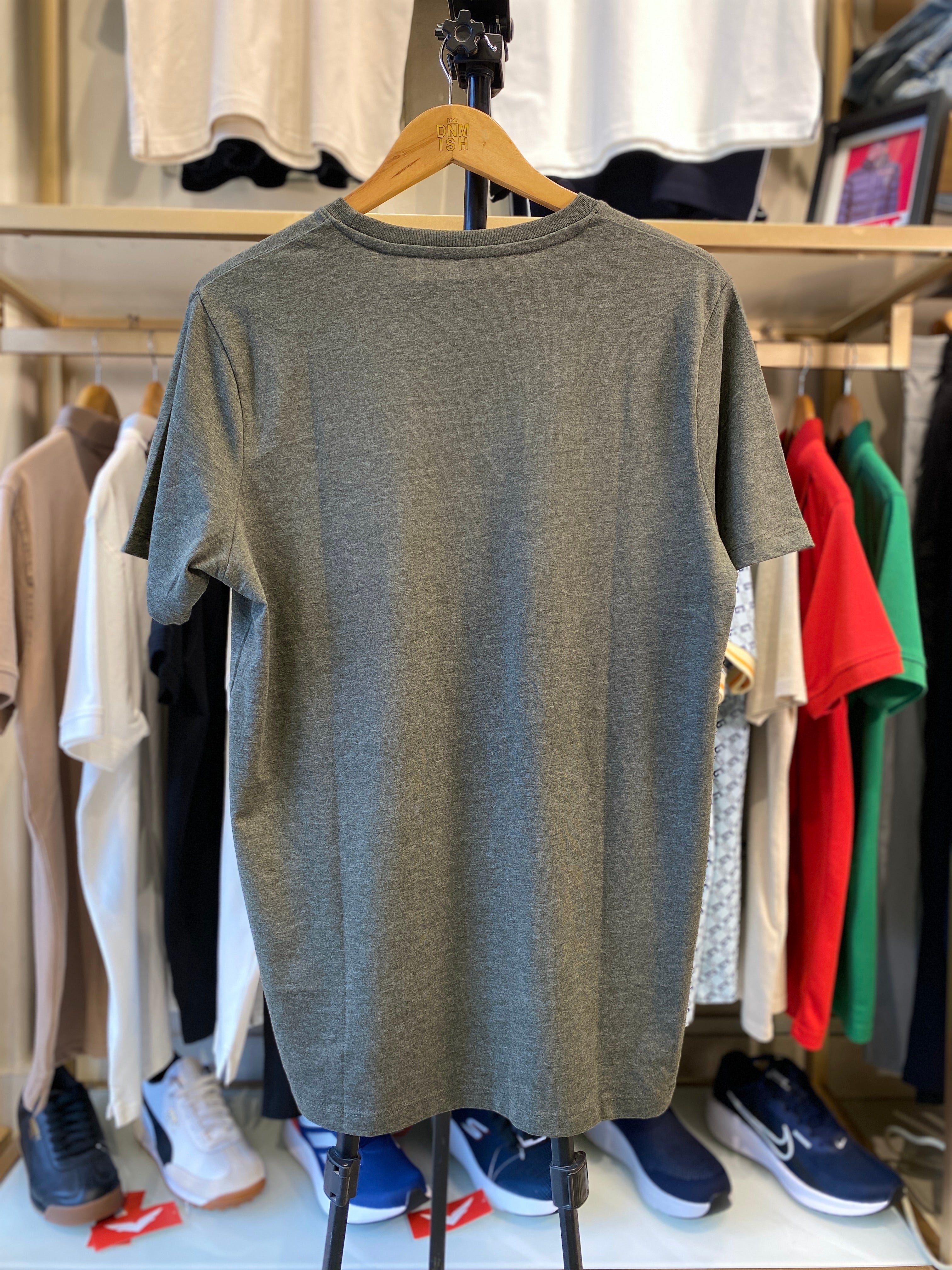 JACK & JONES LOGO-PREMIUM T-SHIRT | GREY