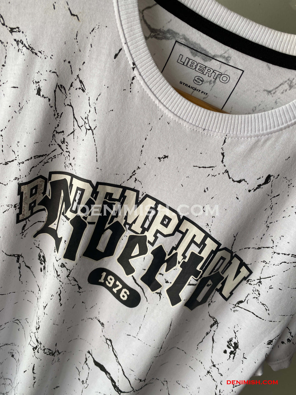 LIBERTO STRAIGHT MEN'S  T-SHIRT | WHITE