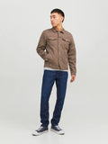 J&J TOM'S SLIM / GLENN MEN'S JEANS | DARK BLUE.