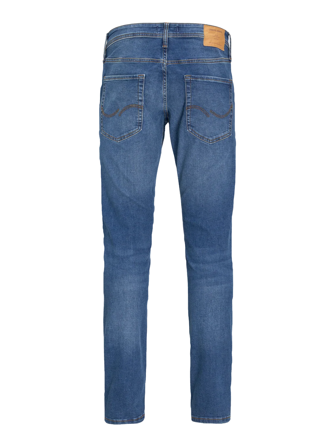 JACK & JONES. JJIGLENN JJORIGINAL SLIM FIT JEANS | BLUE